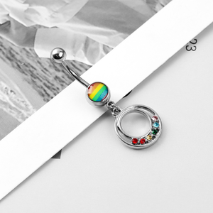 Anillos de Ombligo Geométricos de Acero Inoxidable, Joyería para <span class=keywords><strong>Piercing</strong></span> Corporal al por Mayor para Mujeres, Adecuados para Ropa Urbana, Viajes y Fiestas - Product Image 4