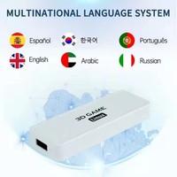 Console de jeu portable LP Y6 Lite 4K 64G/128G, console de jeu rétro avec plus de 15000 jeux, sans fil 2.4GHz/BT, 2 manettes, extension par carte TF