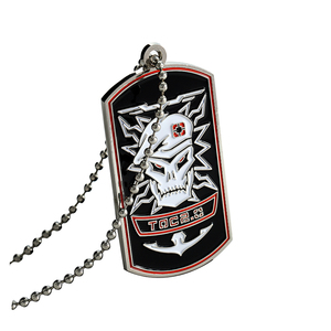 Collier en émail doux et personnalisé pour <span class=keywords><strong>hommes</strong></span>, étiquette de chien, avec chaîne, amusant, offre spéciale - Product Image 2