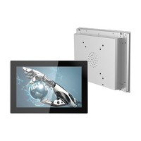 Écran tactile industriel embarqué tout-en-un Android / X86 Pcap avec écran LCD de 7, 10,1, 13,3, 15,6 et 21,5 pouces
