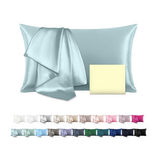 Wholesale Pure Color 100% Mulberry Silk Custom Pillowcase Silk <b>Pillow</b> <b>case</b> for Home Use - Product Image 1