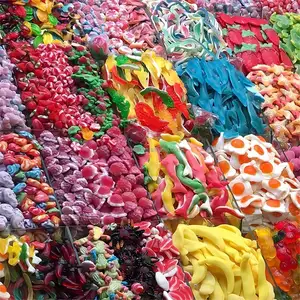 Chinese Candy Factory Selling Halal Bulk Sweet And Sour Flavored Gummy Candies In Different Shapes