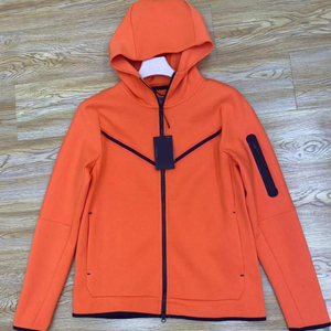 Nuova Collezione Primaverile <span class=keywords><strong>Tuta</strong></span> da Calcio per <span class=keywords><strong>Uomo</strong></span> 100% Cotone con Zip e <span class=keywords><strong>Cappuccio</strong></span> Ecologica Antivento Vestibilità Comoda - Product Image 4