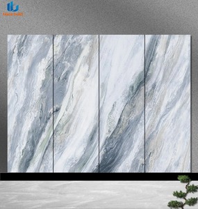 Nueva Losa de Piedra Sinterizada Pulida 2026 de 1000x3000mm con Vetas Blancas, Rojas y Marrones para Revestimiento de Paredes de Piscinas, Antideslizante - Product Image 1