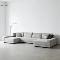 Weißes Luxus-Ecksofa für Zuhause, Wohnzimmermöbel, Lounge-Garnitur, 3-Sitzer Moderne Sektionalsofas in L- und U-Form für das Wohnzimmer