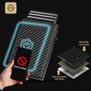 Minimalist Tri Fold <b>Wallet</b> <b>For</b> <b>Men</b> With <b>RFID</b> Protection Credit Card Holder Black Coffee Color 4 Inch Everyday Use - Product Image 2