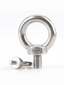 OEM ODM สลักเกลียวห่วงโลหะสแตนเลสแบบกำหนดเอง Ss304 316 Din580 ขนาด M6 M12 M16 สลักเกลียวยกแบบห่วง - Product Image 4