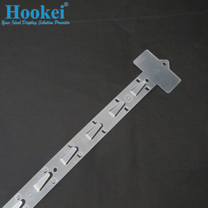 Haute qualité PP Clips bandes Snacks cintre en plastique prix de détail support de bande pour la vente au détail - Product Image 3