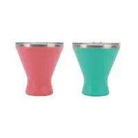Tichemy - 10oz Martini and Margarita Cocktail tumbler, Insulated