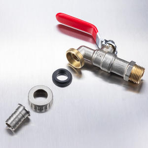 Robinet de cuisine à poignée longue tout en cuivre certifié CE, robinets de machine à laver en laiton pour la maison, fournitures de jardin - Product Image 2