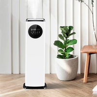 Humidificateur d'air à brume fraîche sur pied, atomiseur, humidificateur 8L, diffuseur ultrasonique, générateur de brume pour grande pièce