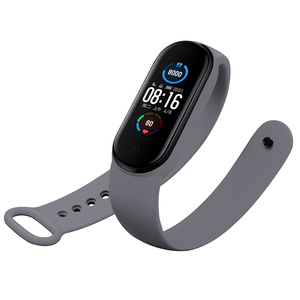 Bracelets de <span class=keywords><strong>montre</strong></span> en silicone de haute qualité, couleur unie, remplacement tendance <span class=keywords><strong>pour</strong></span> <span class=keywords><strong>Xiaomi</strong></span> <span class=keywords><strong>Mi</strong></span> <span class=keywords><strong>Band</strong></span> <span class=keywords><strong>5</strong></span> 6, en caoutchouc durable, vente en gros - Product Image 2