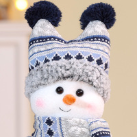 Weihnachtliches Plüschtier, Weihnachts-Stoffpuppe, Festliche Kuscheltiere, Weiche Dekoration, Weihnachtsmann, Papa Noel, Plüsch-Rentier, Elch, Schneemann