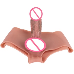 Quần lót nam bằng da silicon liền thân, đồ chơi tình dục người lớn gợi cảm, bao dương vật giả rỗng, dày và mềm mại - Product Image 6