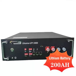 แบตเตอรี่ลิเธียมไอออน AOBOET <span class=keywords><strong>Uhome</strong></span> 48V 200ah 10Kwh แบบติดตั้งบนชั้นวาง สำหรับระบบพลังงานแสงอาทิตย์ - Product Image 2