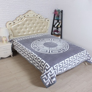 Chăn Nước nóng bán buôn 100% polyester vòng tròn mô hình chăn Dubai thị trường nặng raschel Chăn bộ đồ giường đặt - Product Image 6