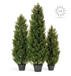 Plantas Artificiales de Thuja, Cono de Junco, <span class=keywords><strong>Pino</strong></span> Falso, Cedro, Ciprés, Boj, Topiario, Planta Artificial para Decoración de Exteriores - Product Image 2