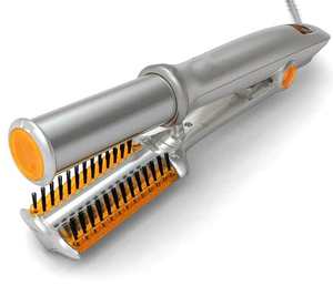 <span class=keywords><strong>Baguette</strong></span> de coiffure 2-en-1 portable 360 pour coiffure °   Fer à boucler automatique pour femmes, appareil de lissage et de bouclage des cheveux - Product Image 2