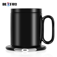 Meilleure vente, chauffe-tasse électrique personnalisé, tasse intelligente, tasse à café, thé, verres, chauffe-tasse avec plaque chauffante
