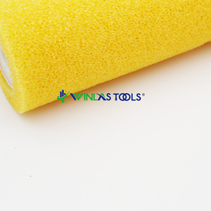 2025 Top bán 9 ''sơn con lăn kết cấu màu vàng bọt vải với Lồng Phong Cách Con lăn khung cho <span class=keywords><strong>Dubai</strong></span> thị trường - Product Image 4