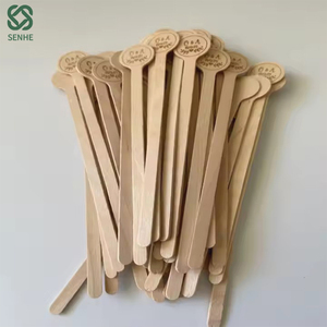 Tùy Chỉnh Thân Thiện Với Môi Dùng Một Lần Phẳng Vuông Sơn Trộn Stick Thấp Moq Bartender Khuấy Cho Cà Phê Logo Thả - Product Image 4