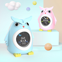 Neuheiten Eulen-Kinderwecker Schlaftrainer Nickerchen-Timer Uhr Musik LED Digital Schlummerfunktion Wecker für Kinder und Babys