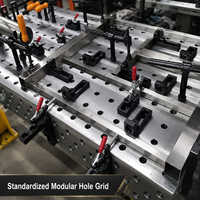 Table de soudage 3D, poste de travail de soudage 3D, table de fixation modulaire pour la fabrication métallique
