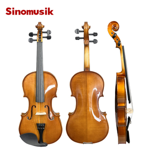 Sinomusik usine haute brillance <span class=keywords><strong>couleur</strong></span> allemande tout violon solide avec étui et instruments à cordes d'archet - Product Image 5