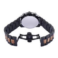 YS5589 Montre en bois de chêne blanc Mouvement à quartz Design décontracté à bords souples Simple Pointeur de confort et de première usure Montre de mode en chêne blanc