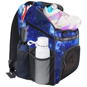 <span class=keywords><strong>Mochila</strong></span> de Baloncesto Resistente al Agua con Compartimento para Zapatos y Soporte para Balón, <span class=keywords><strong>Mochila</strong></span> Deportiva para Hija o Hijo - Product Image 3