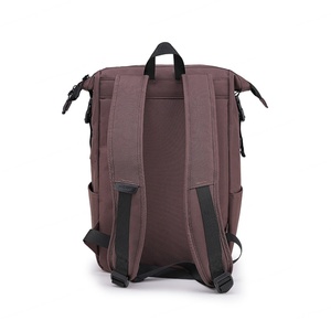 Wholesale PU Leather <b>Backpack</b> <b>College</b> Bookbag Travel Rucksack Vintage Waterproof Geometric Pattern Polyester Lining USB 36-57L - Product Image 4