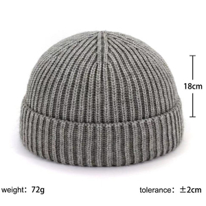 <span class=keywords><strong>2019</strong></span> nuevo Unisex de Color sólido gorro corto prensa melón sombrero Hip Hop de sombrero Multicolor - Product Image 6