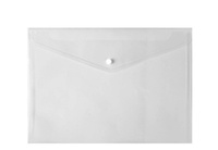Offre Spéciale : Porte-documents A4 Transparent en PP avec Bouton Pression pour Documents Scolaires, Personnalisable avec Logo