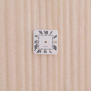 26.9mm <strong>Square</strong> Watch Dial Roman Numerals White Blue Dial for NH35 NH36 Movement Watch Dials Repair Parts - Product Image 6