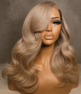 ผู้จำหน่ายวิกผมหรูหรา สีบาลายาจ ผมแท้เวอร์จินยุโรป เรมี่ วิกผมลูกไม้ด้านหน้า ไม่ต้องใช้กาว  พร้อมไรผมที่จัดทรงไว้ล่วงหน้าและผมเบบี้แฮร์ - Product Image 1