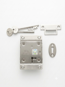 Serrure universelle pour armoire de 90 mm avec mécanisme à double action pour armoire, commode, tiroir, boîte de rangement et porte de meuble - Product Image 2