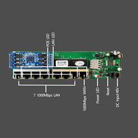 Router Gigabit POE de 8 Puertos, Cámara IP con Cable, Teléfono Inalámbrico, Velocidad de Transferencia de 1000 Mbps, Software OpenWRT, Interfaz UTP RJ45