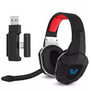 Cuffie da gioco Wireless da 2.4GHz per PC PS4 PS5 Mac <span class=keywords><strong>Nintendo</strong></span> <span class=keywords><strong>Switch</strong></span> cuffie da gioco con microfono staccabile con cancellazione del rumore - Product Image 2