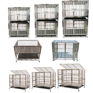Caisses et cages en métal pour chiens de compagnie, transporteur portable coulissant en Chine Cages pour chiens d'usine, Cages pliantes pour animaux de compagnie à usage intensif - Product Image 6
