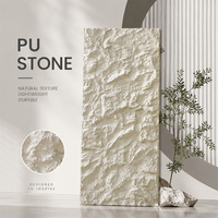 Revêtement mural en pierre artificielle 3D en polyuréthane imperméable, panneau mural en pierre PU, décoration extérieure, brique légère, panneau en pierre cultivée