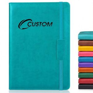 Eco-friendly Leather Address <b>Book</b> A3 Spiral Hardcover with 80 Sheets for Wellness Promotion - Product Image 2
