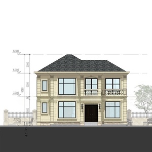 Villa Rurale Moderna a Due Piani in Acciaio Leggero Progetto per Autocostruzione Casa Mobile Integrata Prodotta da Azienda Professionale <span class=keywords><strong>di</strong></span> Ville - Product Image 5