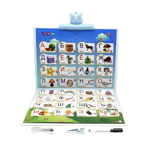 Póster del alfabeto en <span class=keywords><strong>idioma</strong></span> <span class=keywords><strong>ruso</strong></span> recargable Proyección de libros electrónicos Aprendizaje Devike Libros interactivos para niños en <span class=keywords><strong>ruso</strong></span> - Product Image 5