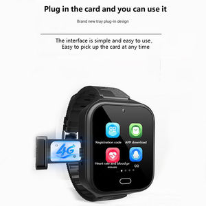 <span class=keywords><strong>El</strong></span> <span class=keywords><strong>mejor</strong></span> regalo para ancianos 4G teléfono inteligente Tarjeta Sim GPS Monitor de ritmo cardíaco SOS Health Elder para reloj inteligente Android para hombres - Product Image 5