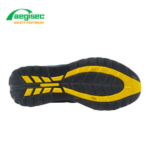 AEGISEC Zapatos de Seguridad para Hombre con Puntera de Acero <span class=keywords><strong>y</strong></span> Suela de Goma Antideslizante de Ante Vacuno - Product Image 3