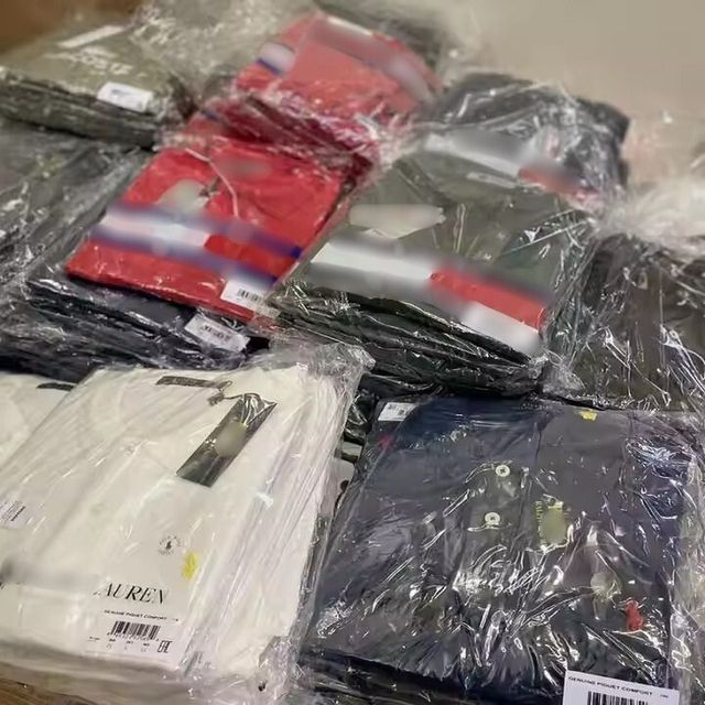 Assorted Bulk Clothing for Men Fashion Wholesale O Neck Short Sleeve Famous Branded T-shirt Bangladesh Apparel Stock Lot