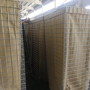 Barrière défensive <span class=keywords><strong>Hesco</strong></span> Bastion, mur anti-explosion en treillis soudé galvanisé, protection de la frontière, cage en gabion anti-explosion - Product Image 2