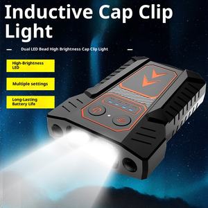 Nouvelle lampe de pêche intelligente à induction LED, à clipser sur la casquette, étanche avec indice de protection IP65, ultra légère, rechargeable par USB - Product Image 5