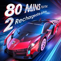EPT Coche RC Transformable a Escala 1:10 con Control por Gestos, 80 Minutos de Juego, Luces LED de un Botón y Efectos de Sonido
