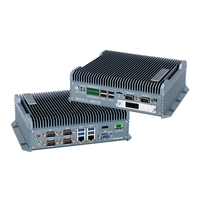 GPIO Digital I/O Modbus Fanless Embedded Industrial mini Box pc untuk Mesin CNC/Mesin Pengemasan/Mesin Pemotong Laser